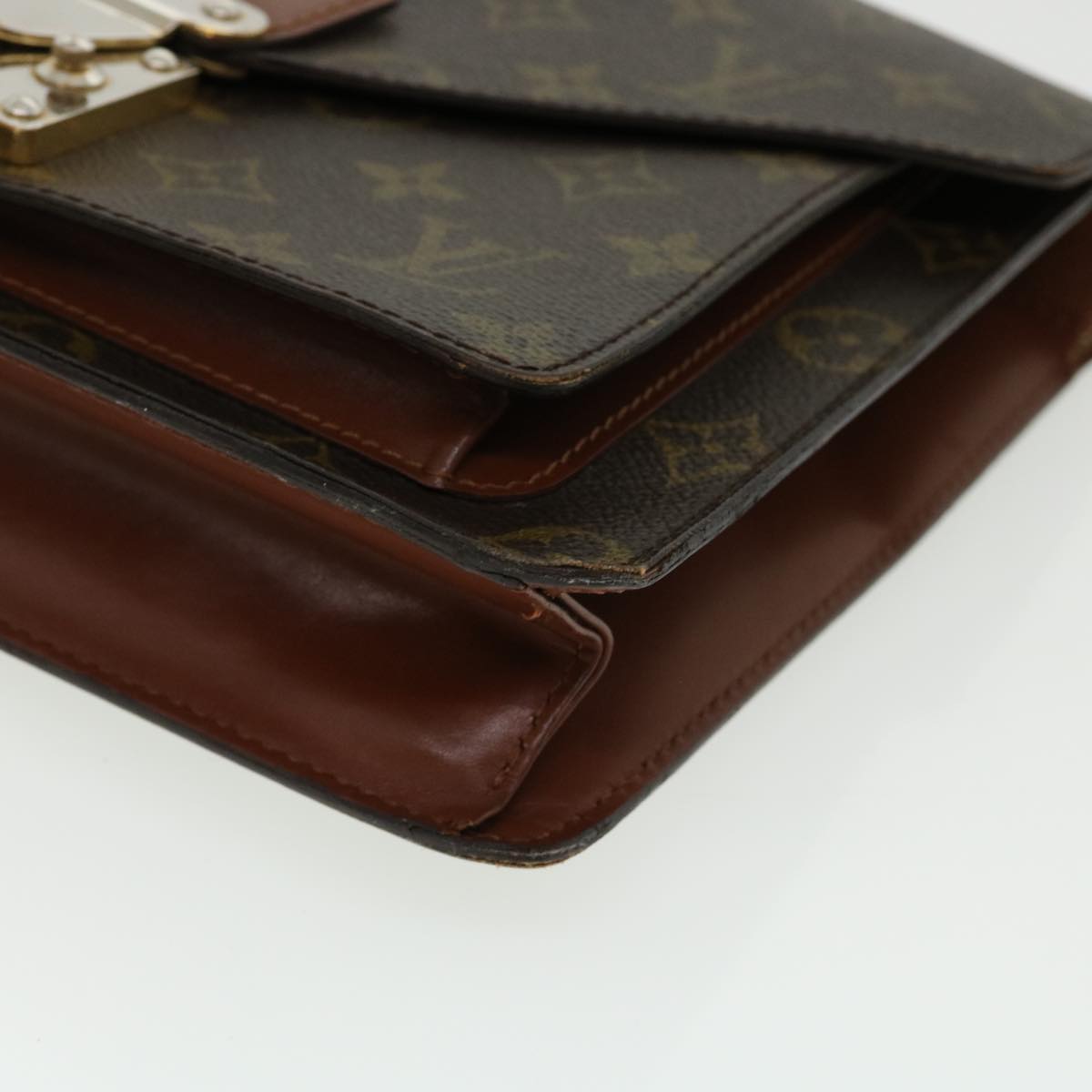 LOUIS VUITTON Monogram Monceau Hand Bag M51185 LV 31231