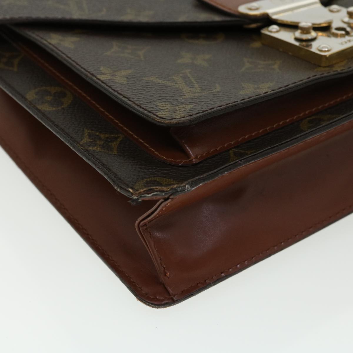 LOUIS VUITTON Monogram Monceau Hand Bag M51185 LV 31231