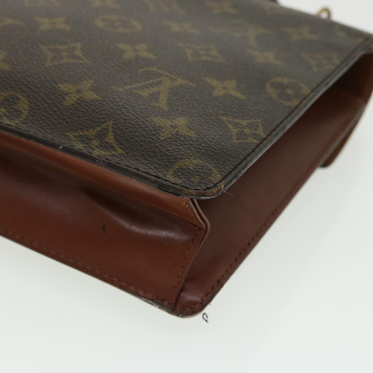 LOUIS VUITTON Monogram Monceau Hand Bag M51185 LV 31231
