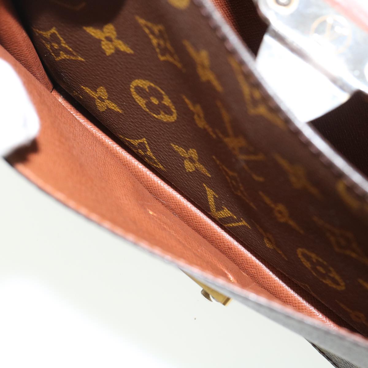 LOUIS VUITTON Monogram Monceau Hand Bag M51185 LV 31231