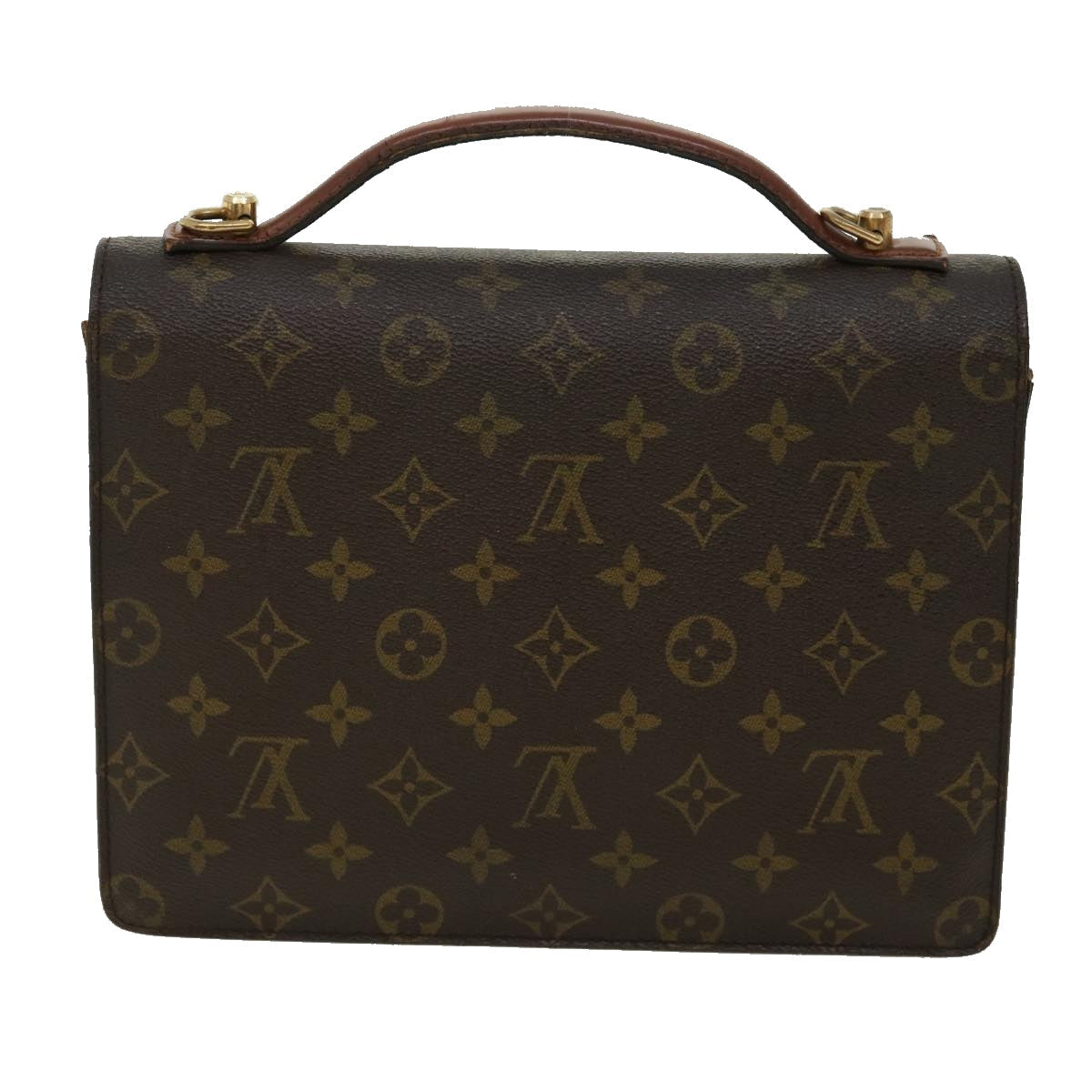 LOUIS VUITTON Monogram Monceau Hand Bag M51185 LV 31231