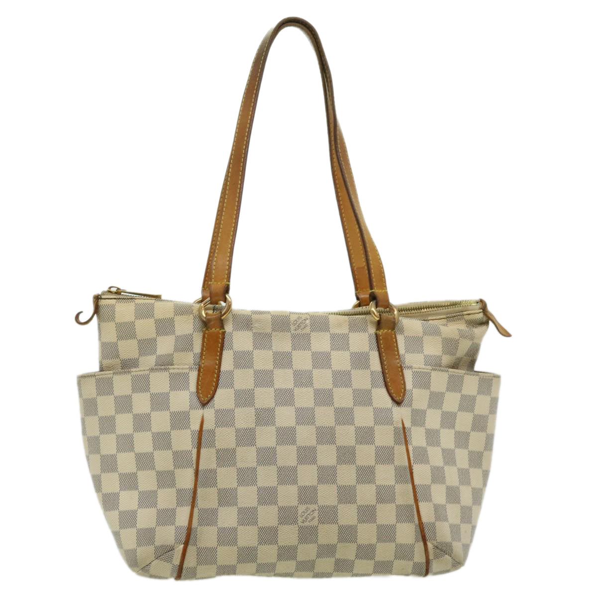 LOUIS VUITTON Damier Azur Totally PM Tote Bag N41280 LV 31236