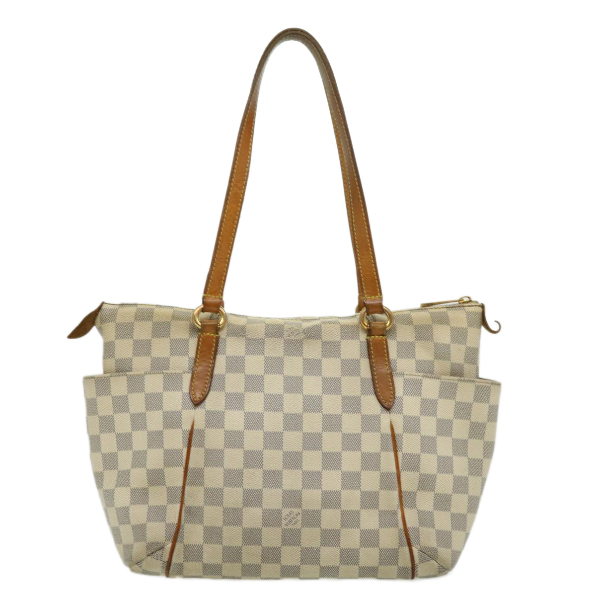 LOUIS VUITTON Damier Azur Totally PM Tote Bag N41280 LV 31236