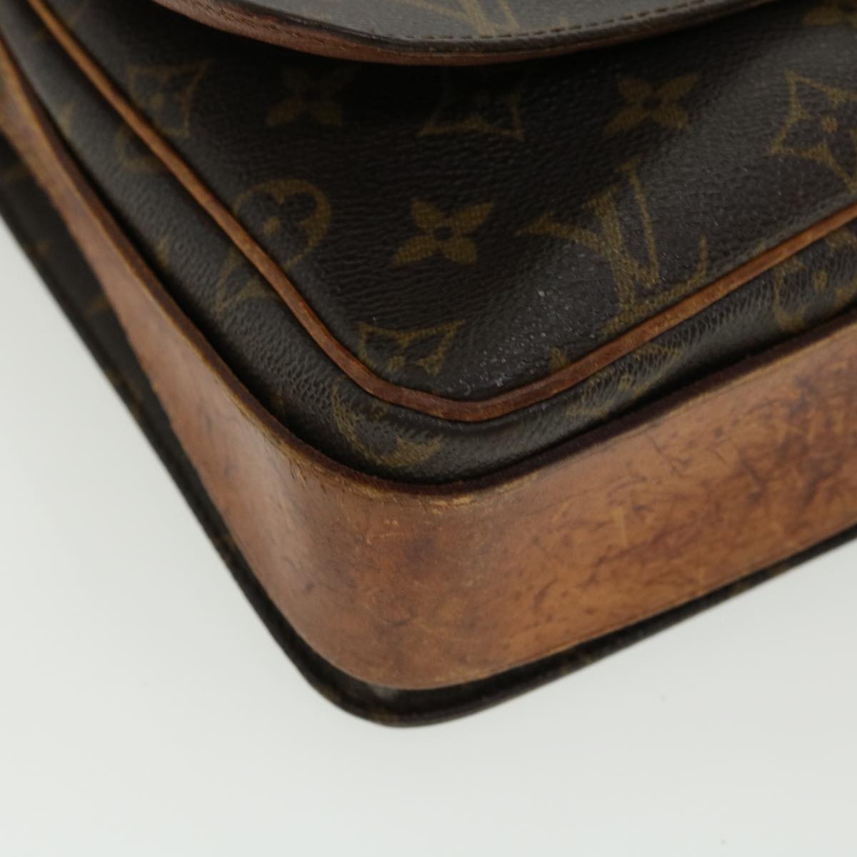 LOUIS VUITTON Monogram Cartouchiere GM Shoulder Bag M51252 LV 31245