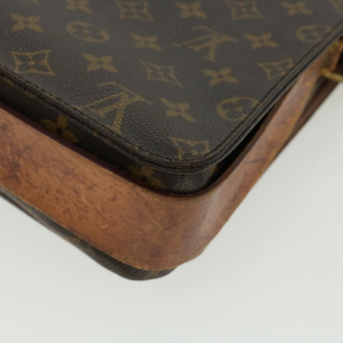 LOUIS VUITTON Monogram Cartouchiere GM Shoulder Bag M51252 LV 31245