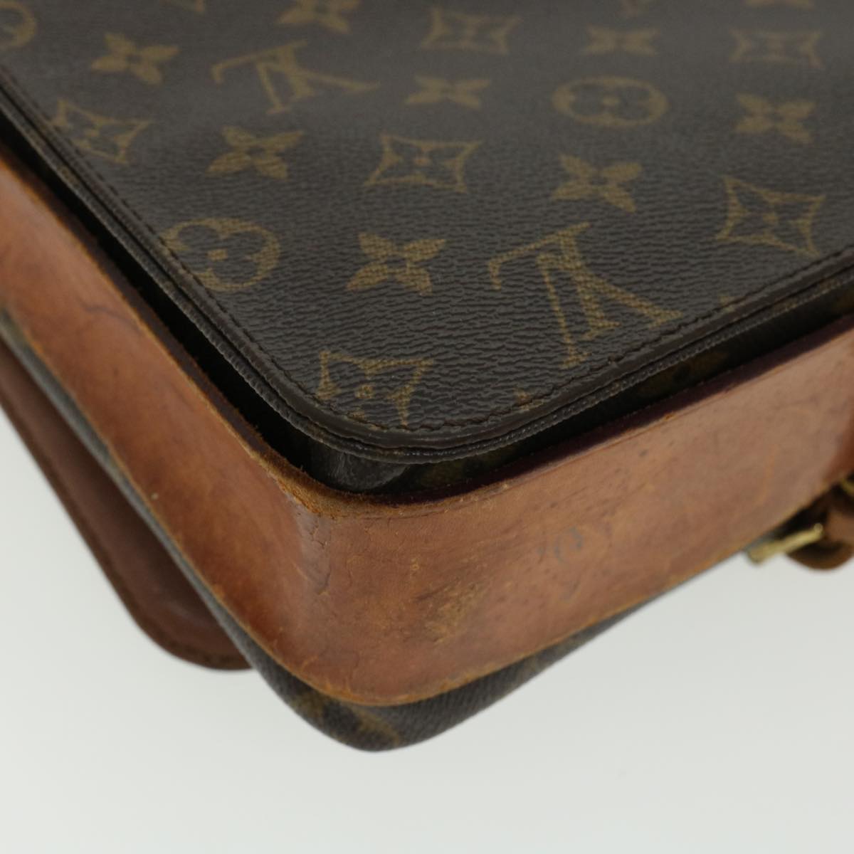 LOUIS VUITTON Monogram Cartouchiere GM Shoulder Bag M51252 LV 31245