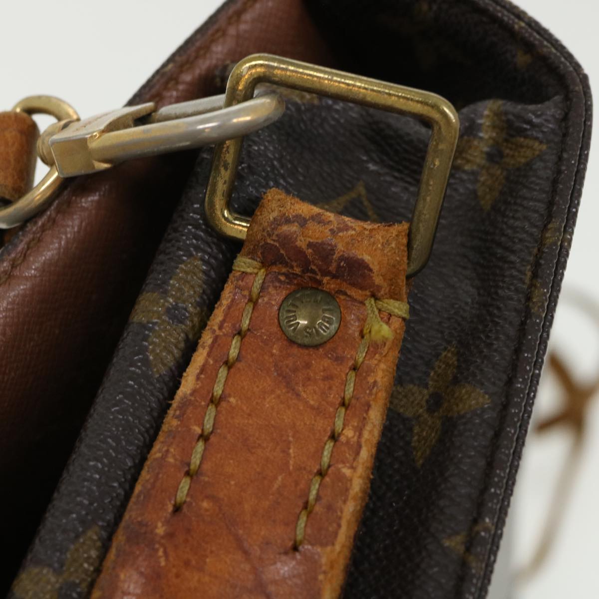 LOUIS VUITTON Monogram Cartouchiere GM Shoulder Bag M51252 LV 31245