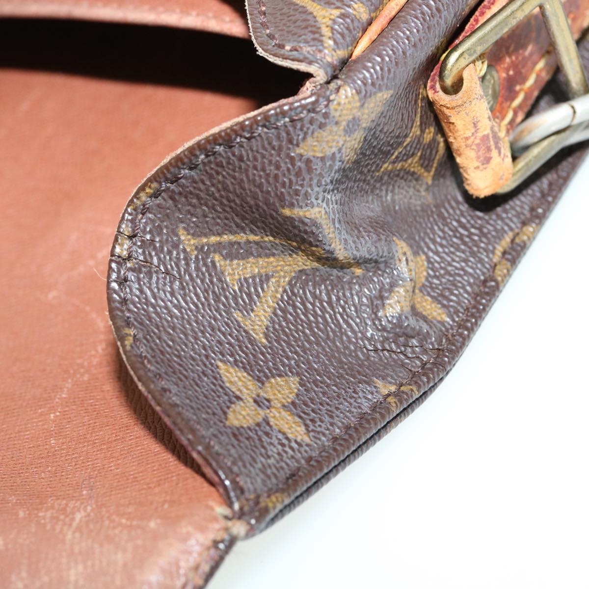 LOUIS VUITTON Monogram Cartouchiere GM Shoulder Bag M51252 LV 31245