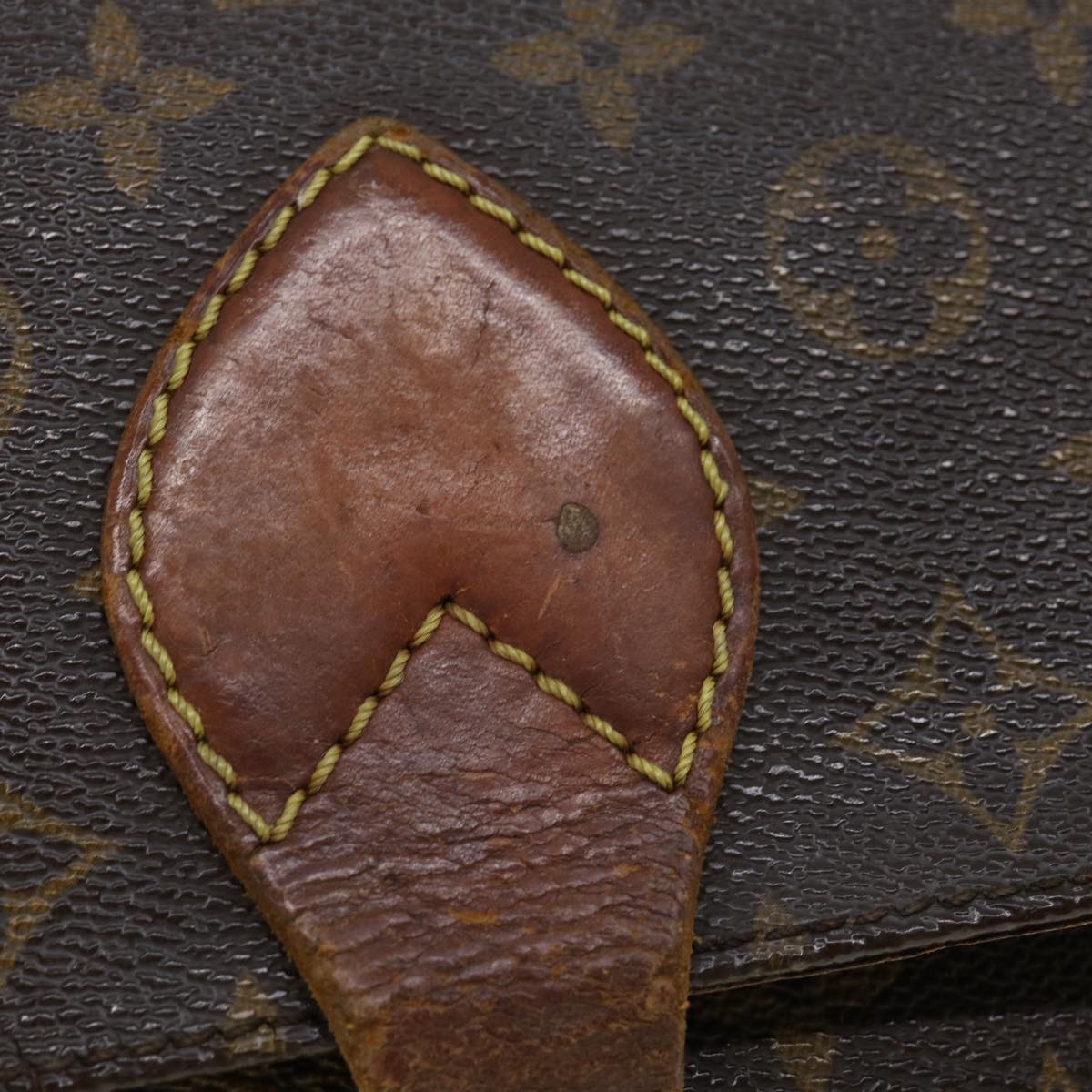 LOUIS VUITTON Monogram Cartouchiere GM Shoulder Bag M51252 LV 31245