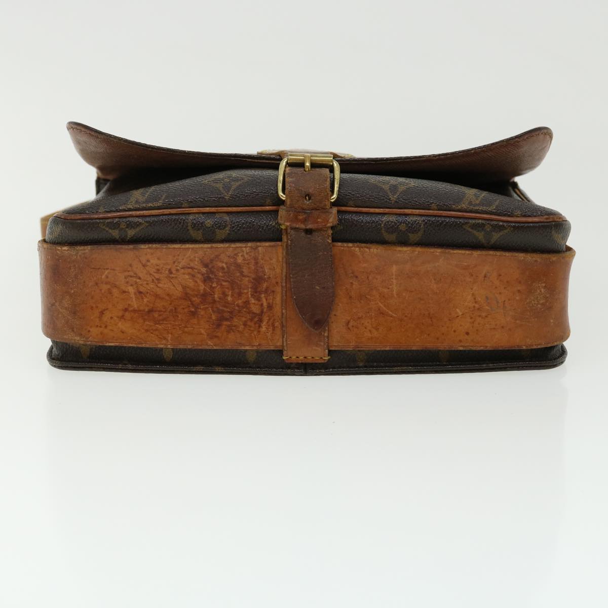 LOUIS VUITTON Monogram Cartouchiere GM Shoulder Bag M51252 LV 31245
