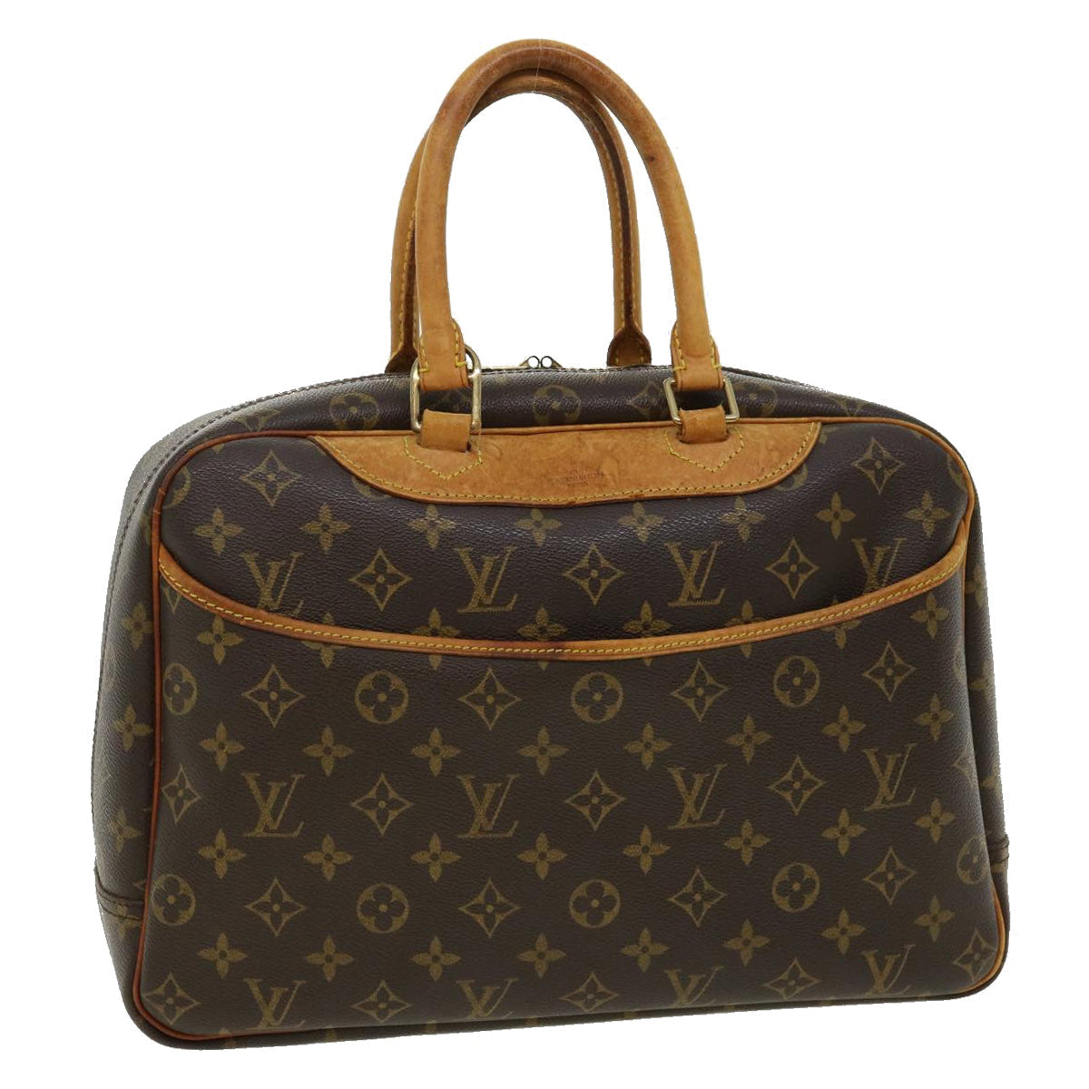 LOUIS VUITTON Monogram Deauville Hand Bag M47270 LV 31249