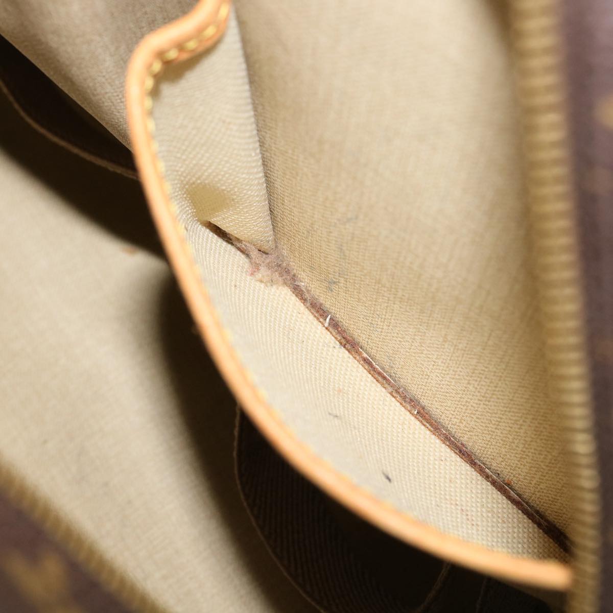 LOUIS VUITTON Monogram Deauville Hand Bag M47270 LV 31249
