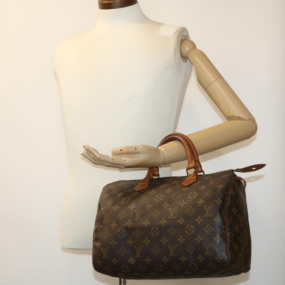 LOUIS VUITTON Monogram Speedy 30 Hand Bag M41526 LV 31269
