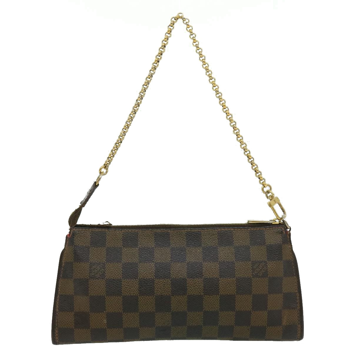LOUIS VUITTON Damier Ebene Eva 2Way Shoulder Hand Pouch N55213 LV 31291