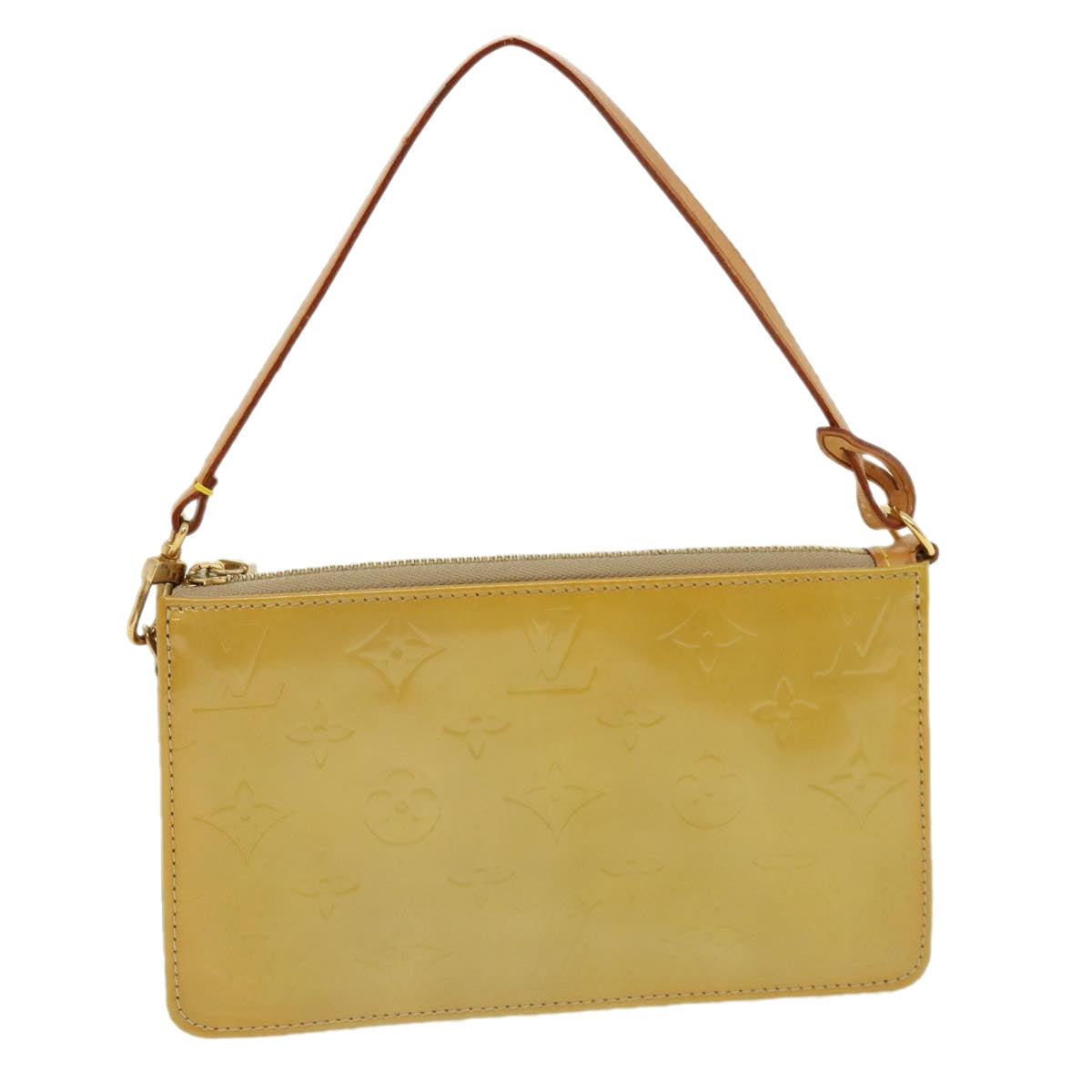 LOUIS VUITTON Monogram Vernis Lexington Accessory Pouch Beige M91010 31340