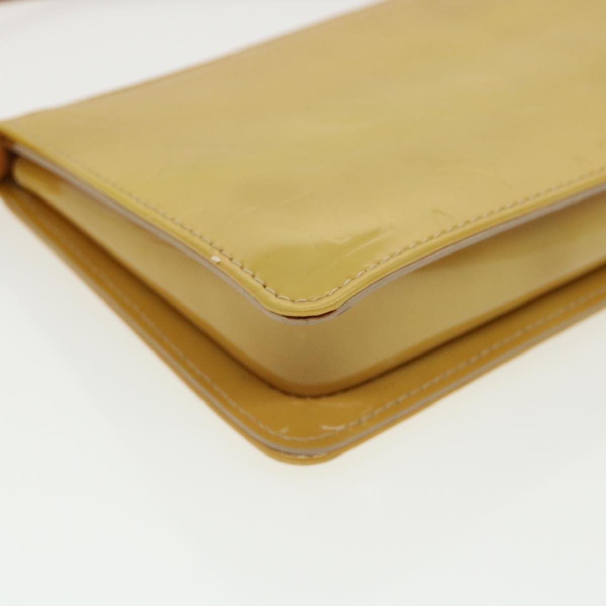 LOUIS VUITTON Monogram Vernis Lexington Accessory Pouch Beige M91010 31340