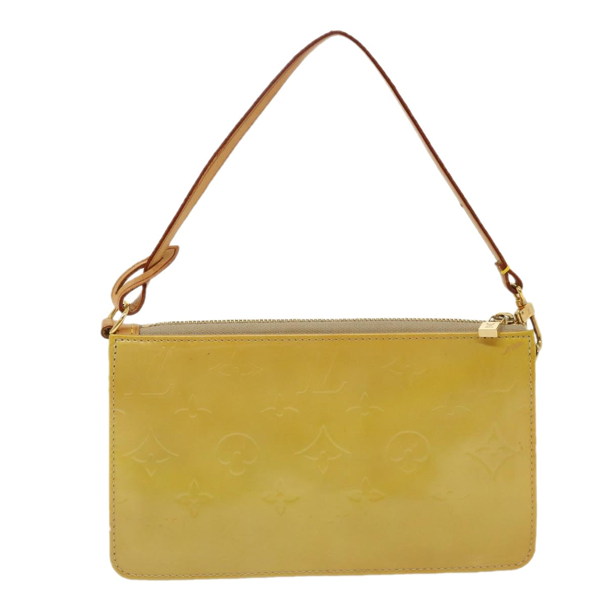 LOUIS VUITTON Monogram Vernis Lexington Accessory Pouch Beige M91010 31340