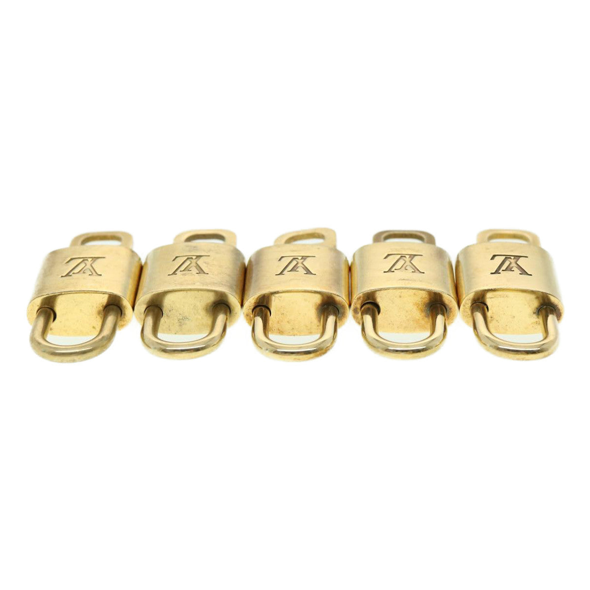 LOUIS VUITTON Padlock 10set Padlock Gold Tone LV 31375