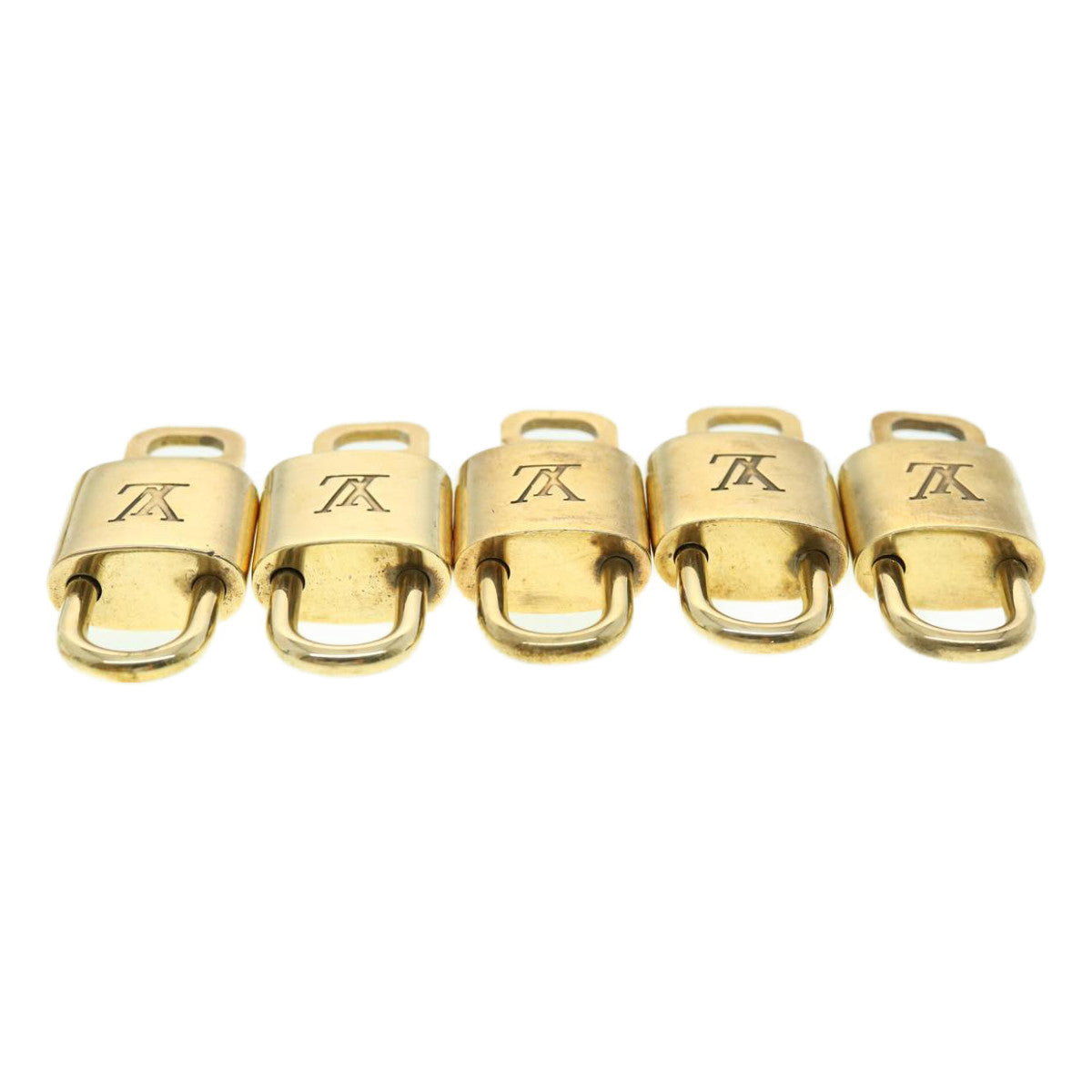 LOUIS VUITTON Padlock 10set Padlock Gold Tone LV 31375