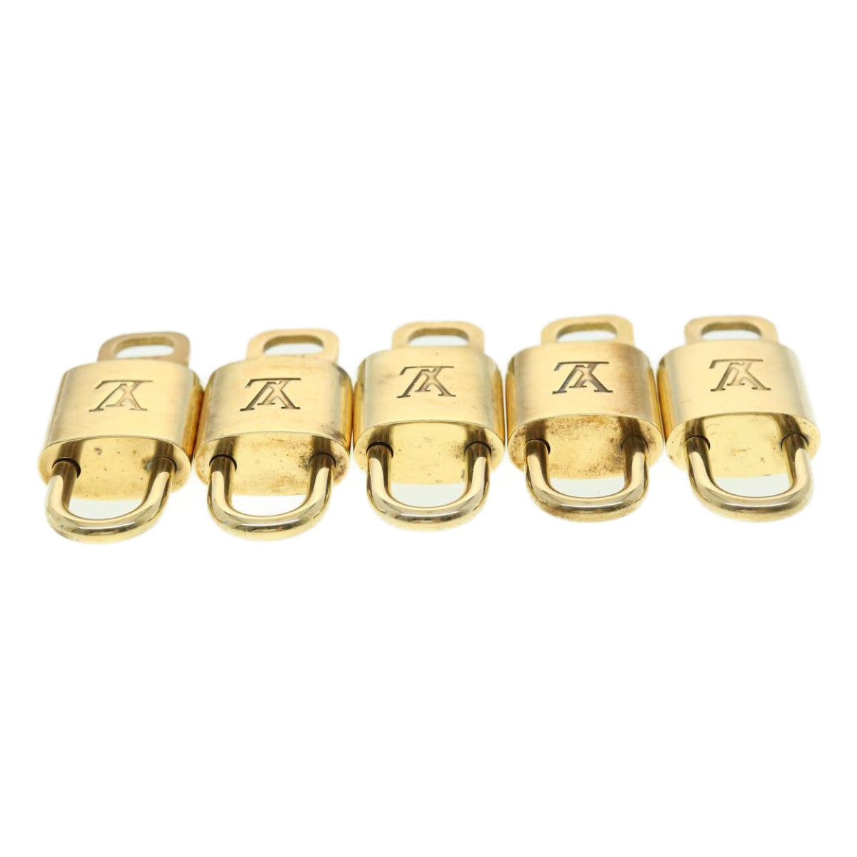 LOUIS VUITTON Padlock 10set Padlock Gold Tone LV 31379