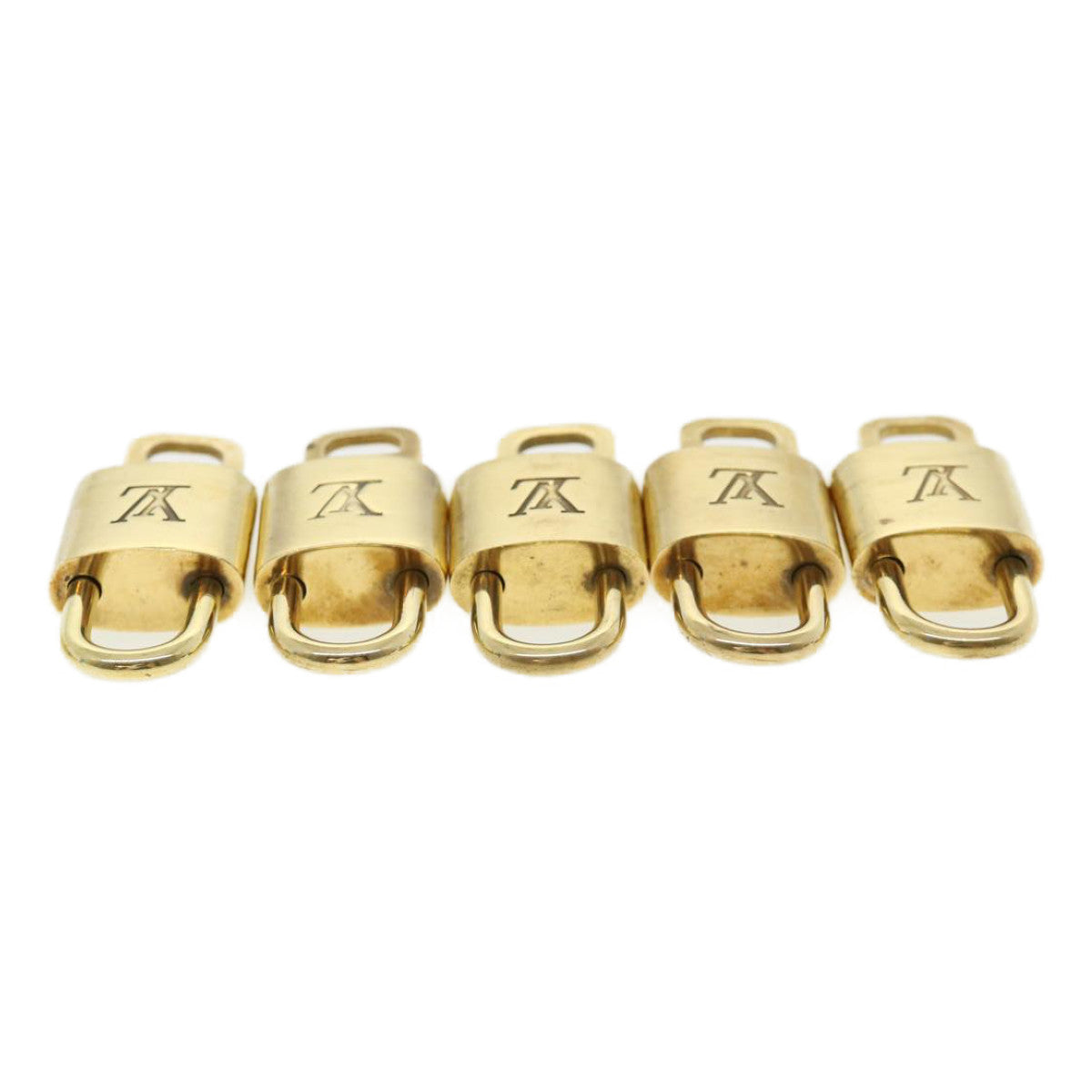 LOUIS VUITTON Padlock 10set Padlock Gold Tone LV 31380