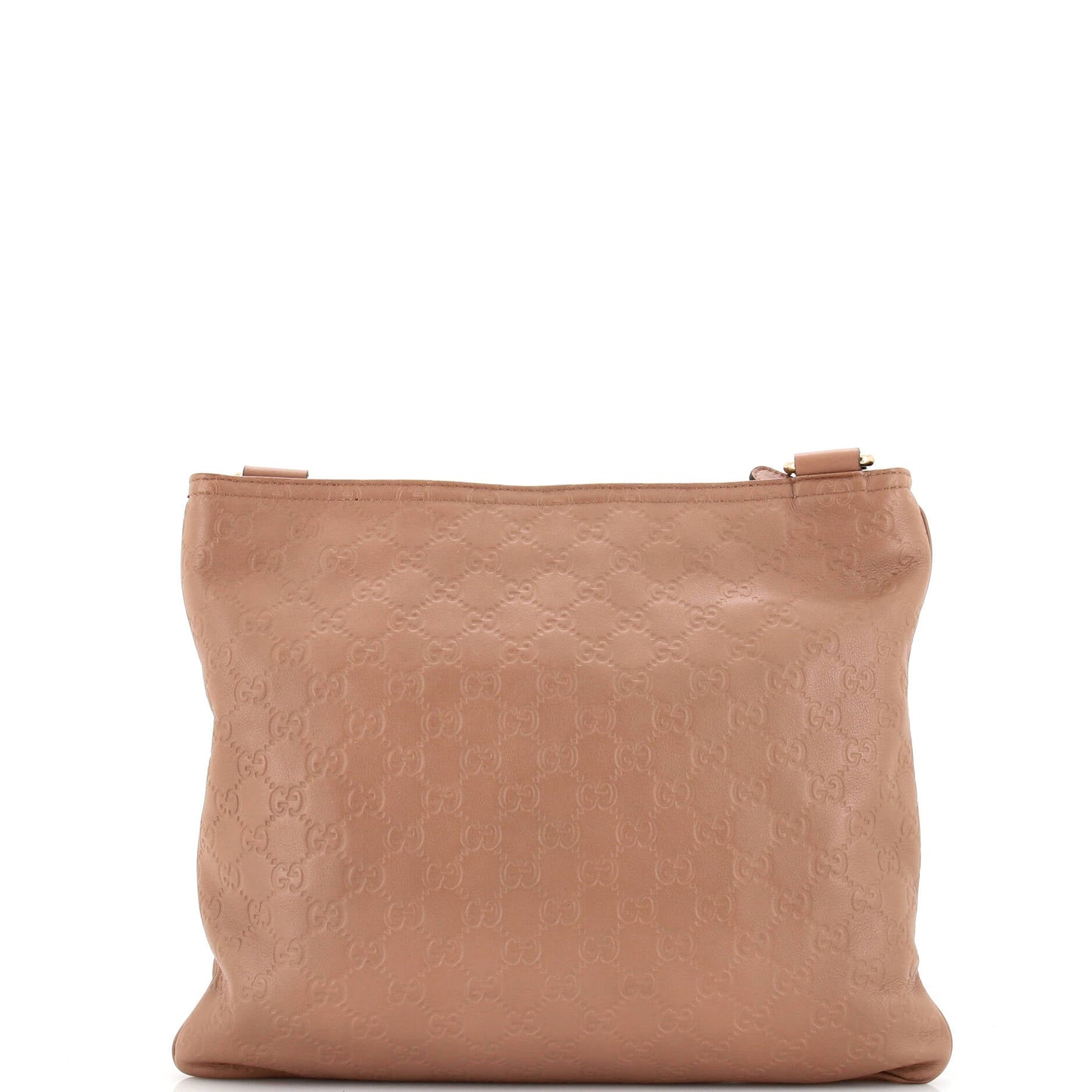 Zip Top Messenger Bag Guccissima Leather Large