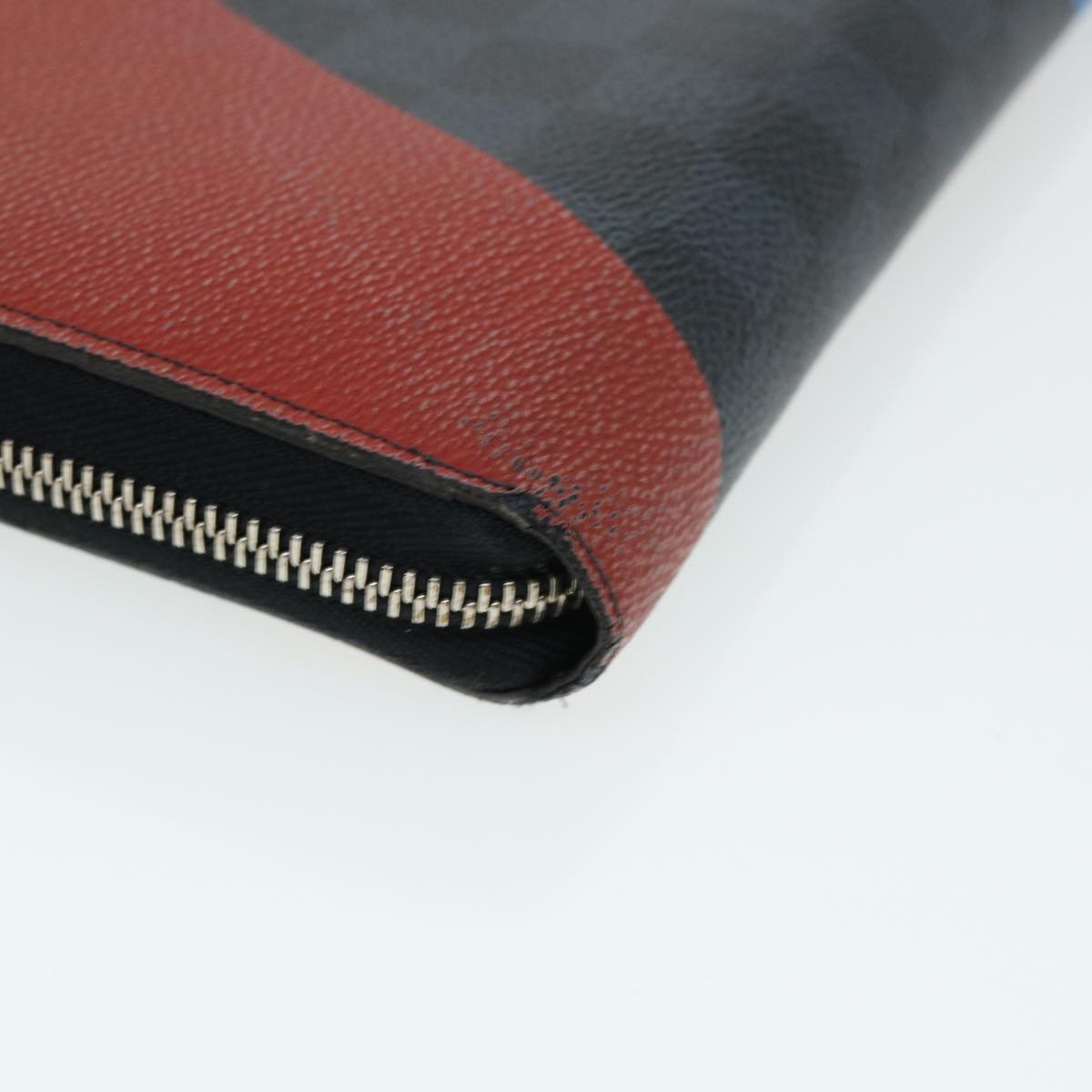 LOUIS VUITTON Damier Cobalt AmericasCup Zippy Organizer Long Wallet N41631 31431