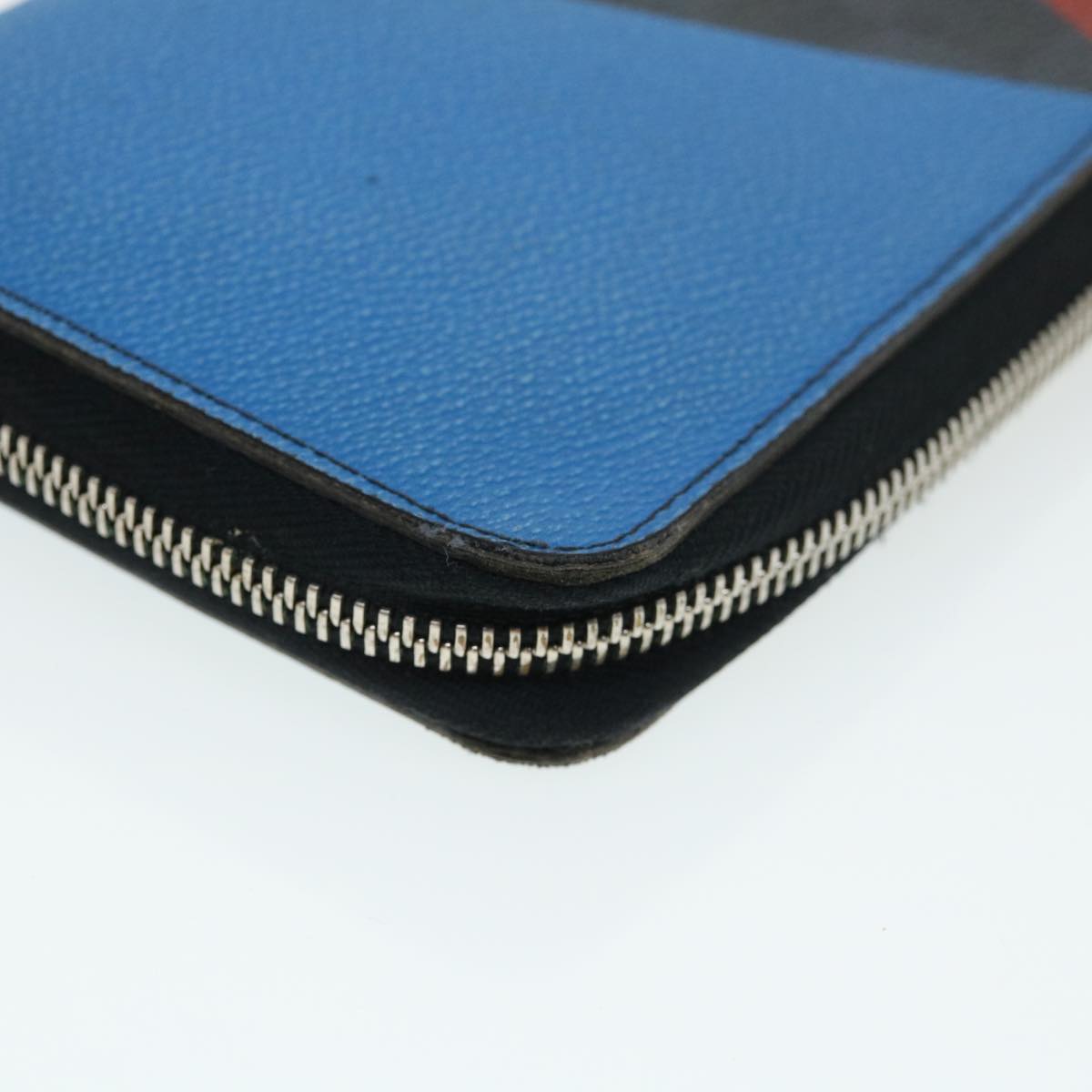 LOUIS VUITTON Damier Cobalt AmericasCup Zippy Organizer Long Wallet N41631 31431