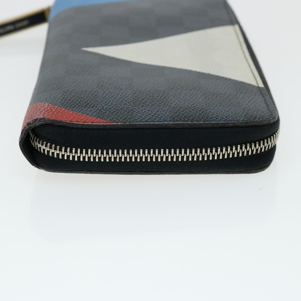 LOUIS VUITTON Damier Cobalt AmericasCup Zippy Organizer Long Wallet N41631 31431