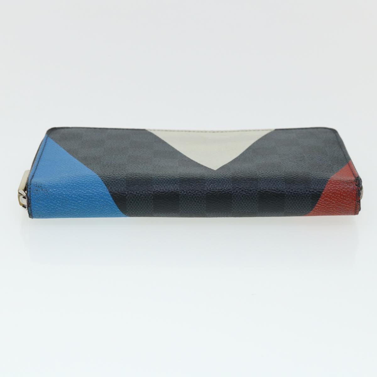 LOUIS VUITTON Damier Cobalt AmericasCup Zippy Organizer Long Wallet N41631 31431