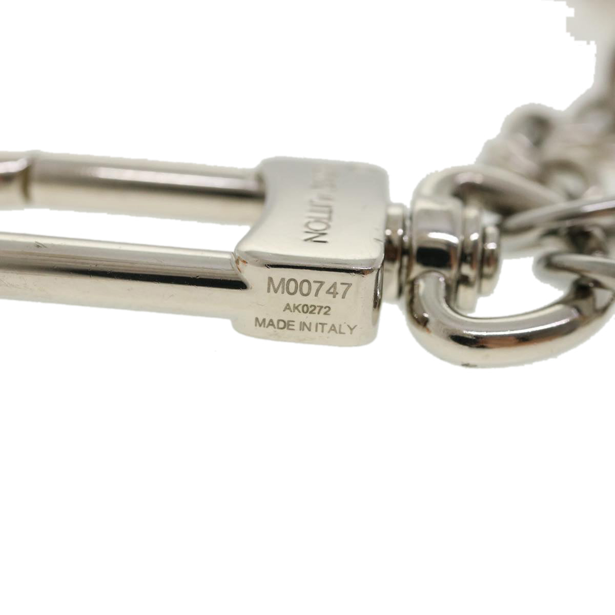 LOUIS VUITTON BijouxSac・LV Dog Key Holder metal Silver M00747 LV 31437