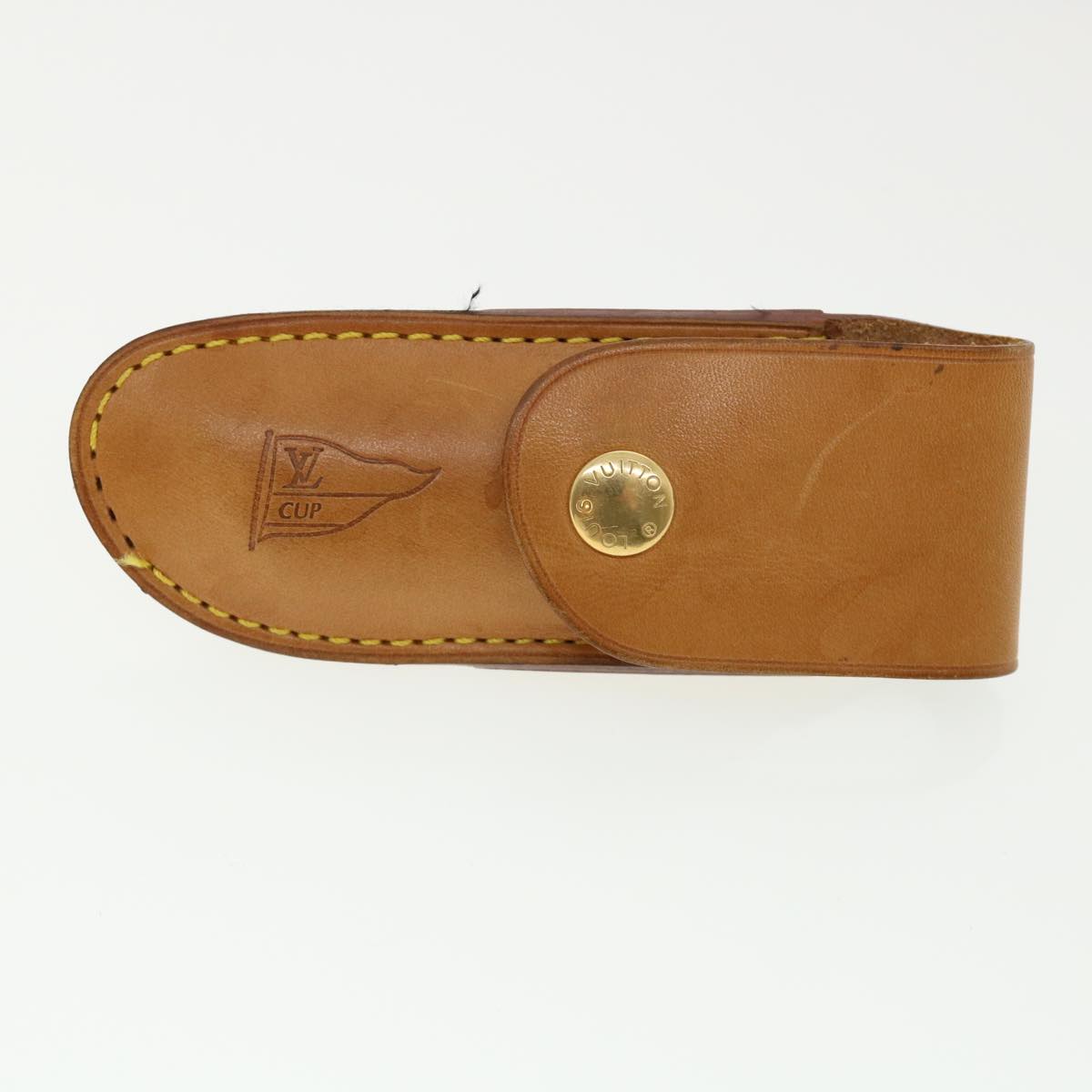 LOUIS VUITTON LV CUP Black Linen Micarta Surcouf Sea Knife M80023 LV 31447A