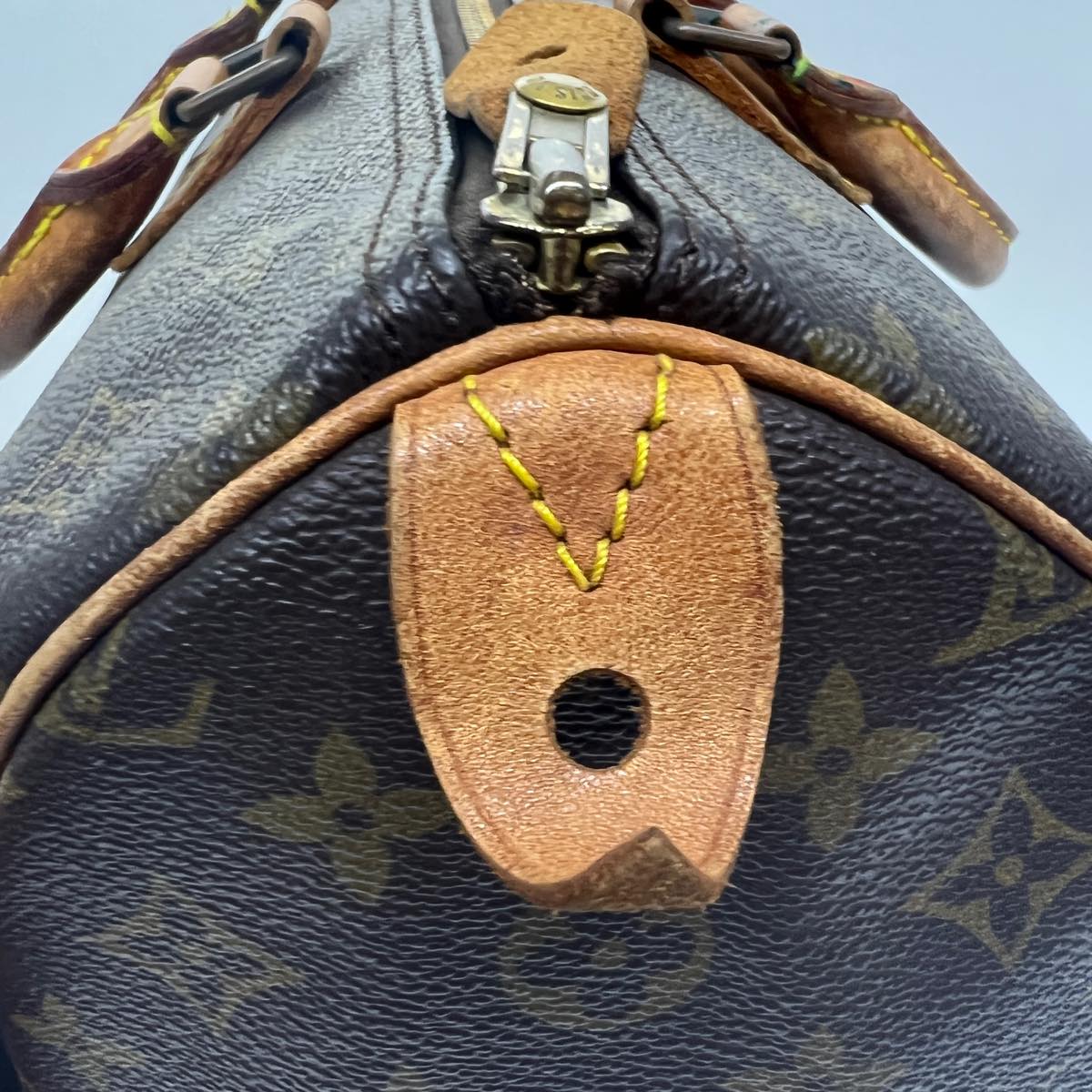 LOUIS VUITTON Monogram Speedy 35 Hand Bag M41524 LV 31461