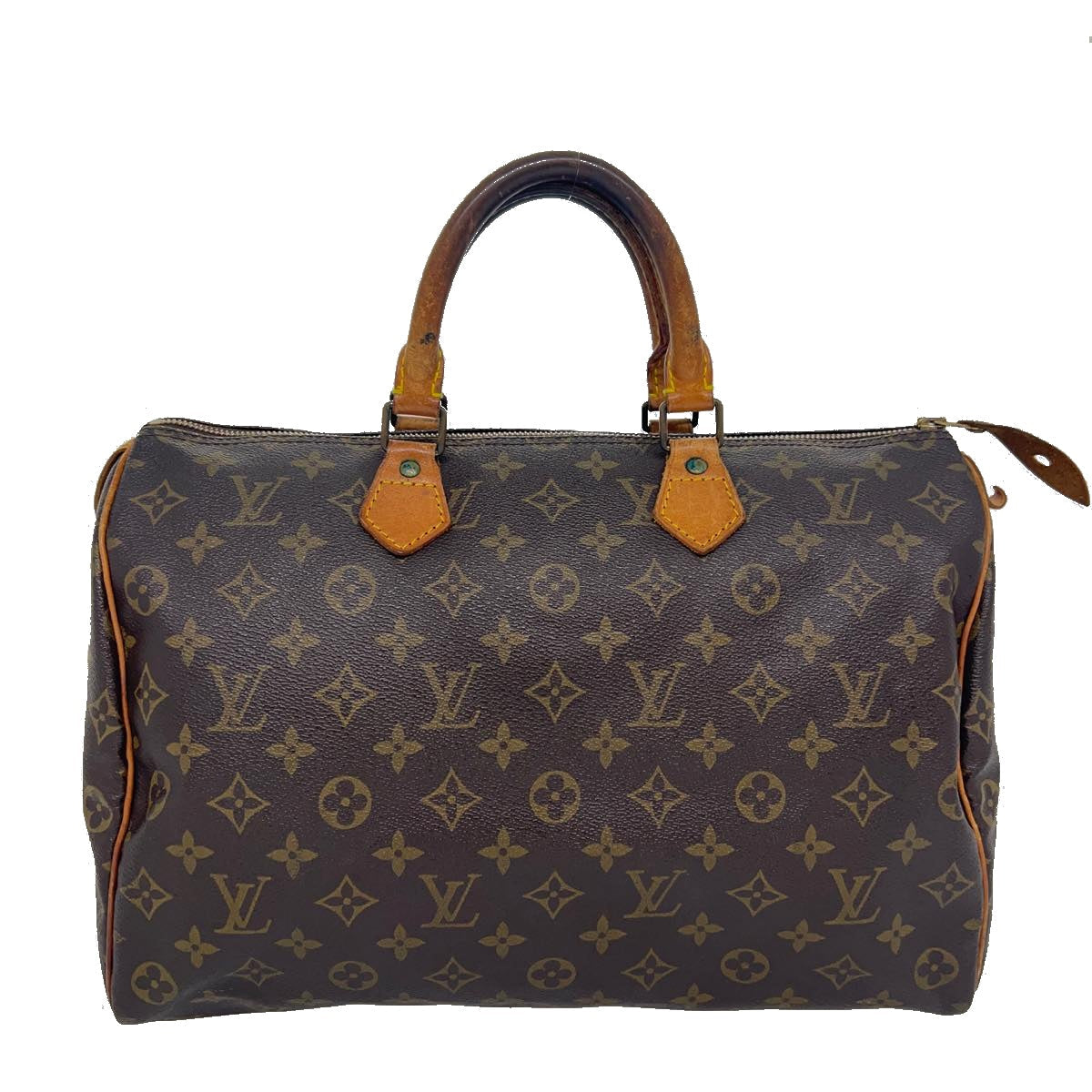LOUIS VUITTON Monogram Speedy 35 Hand Bag M41524 LV 31461