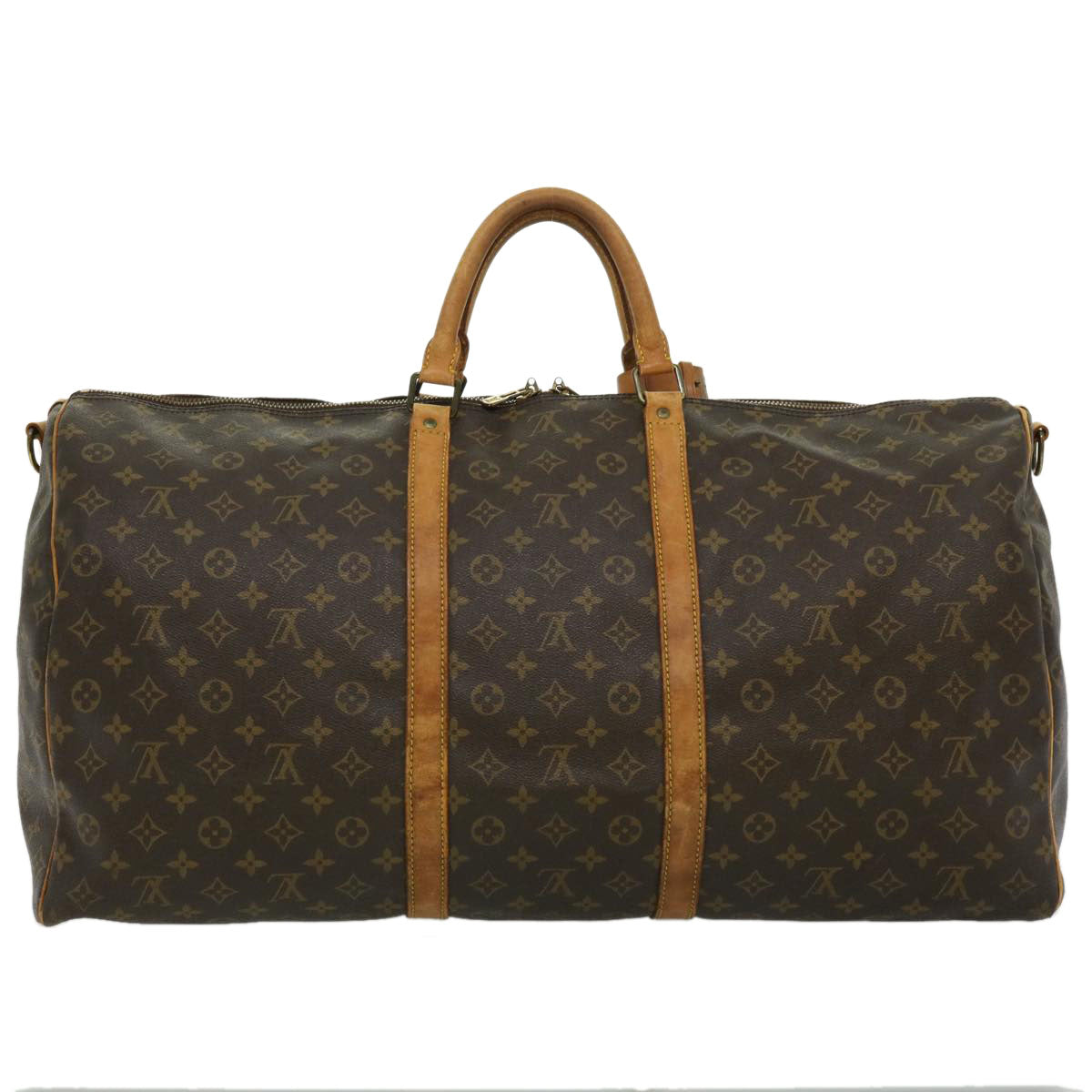 LOUIS VUITTON Monogram Keepall Bandouliere 60 Boston Bag M41412 LV 31488