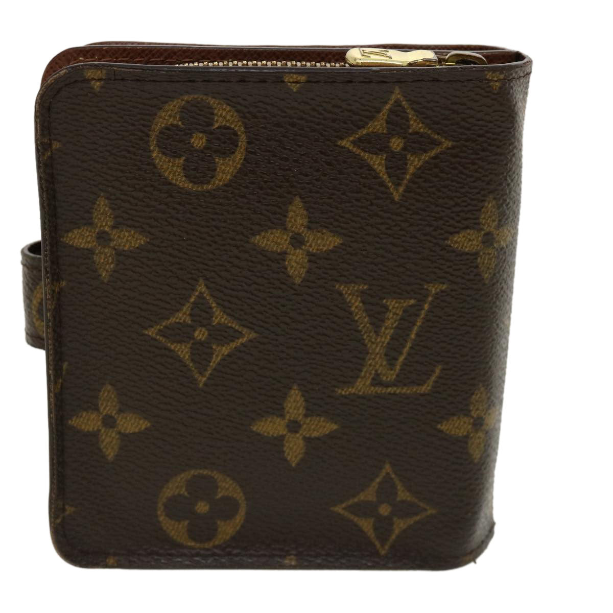 LOUIS VUITTON Monogram Compact zip Wallet M61667 LV 31500