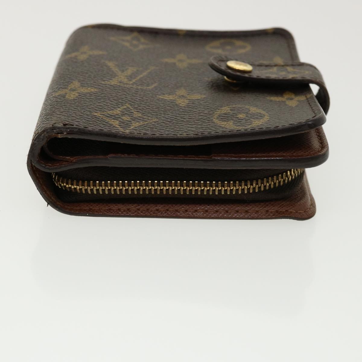 LOUIS VUITTON Monogram Compact zip Wallet M61667 LV 31500