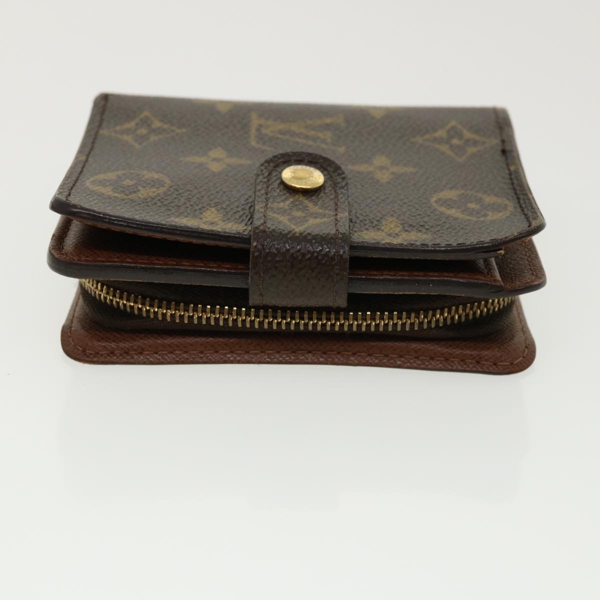 LOUIS VUITTON Monogram Compact zip Wallet M61667 LV 31500
