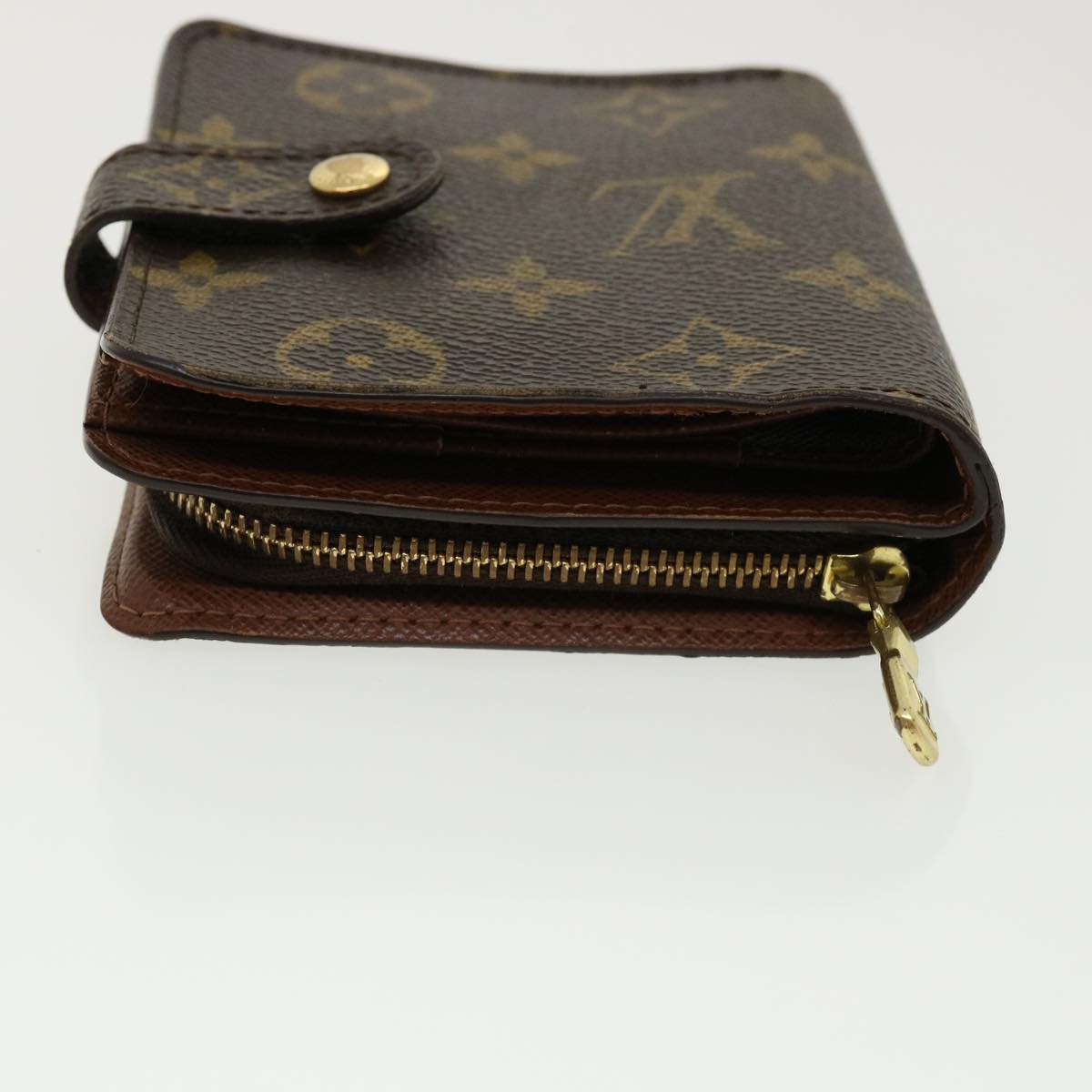 LOUIS VUITTON Monogram Compact zip Wallet M61667 LV 31500