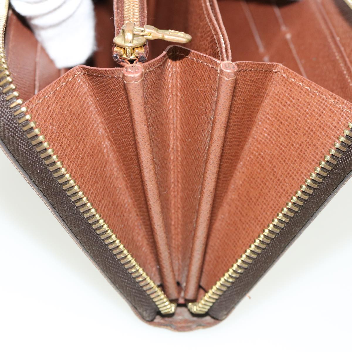 LOUIS VUITTON Monogram Zippy Wallet Long Wallet M42616 LV 31610