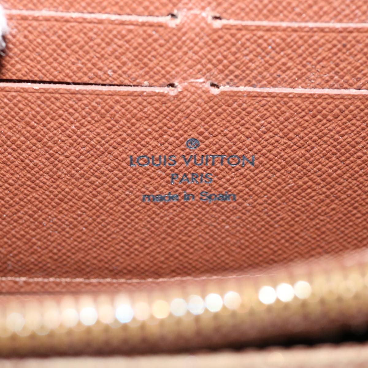 LOUIS VUITTON Monogram Zippy Wallet Long Wallet M42616 LV 31610