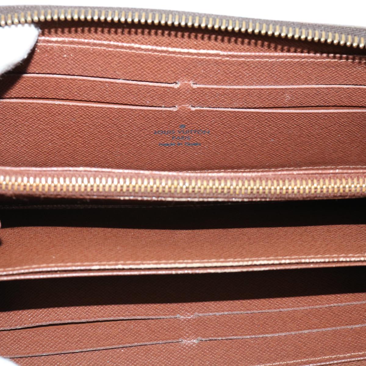 LOUIS VUITTON Monogram Zippy Wallet Long Wallet M42616 LV 31610