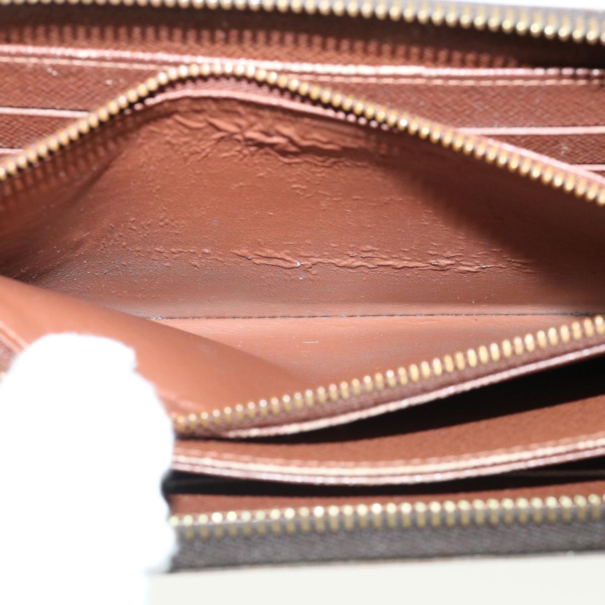 LOUIS VUITTON Monogram Zippy Wallet Long Wallet M42616 LV 31610