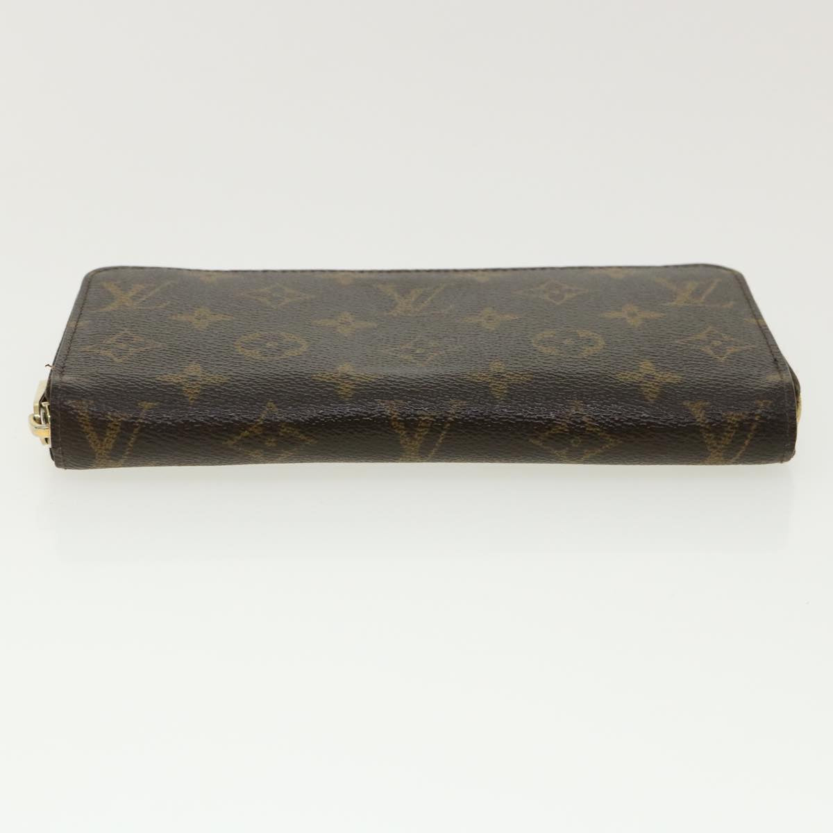LOUIS VUITTON Monogram Zippy Wallet Long Wallet M42616 LV 31610