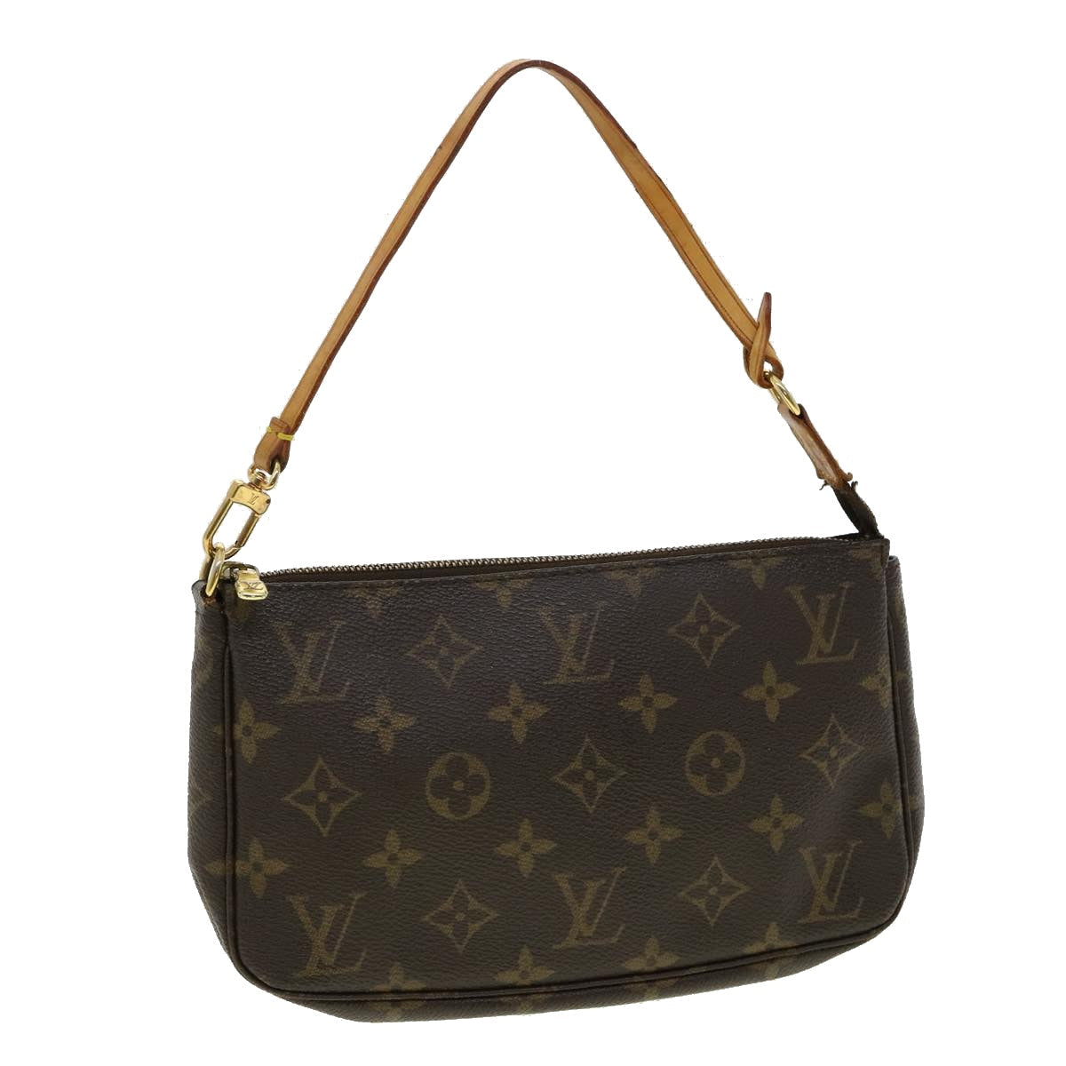 LOUIS VUITTON Monogram Pochette Accessoires Pouch M51980 LV 31681