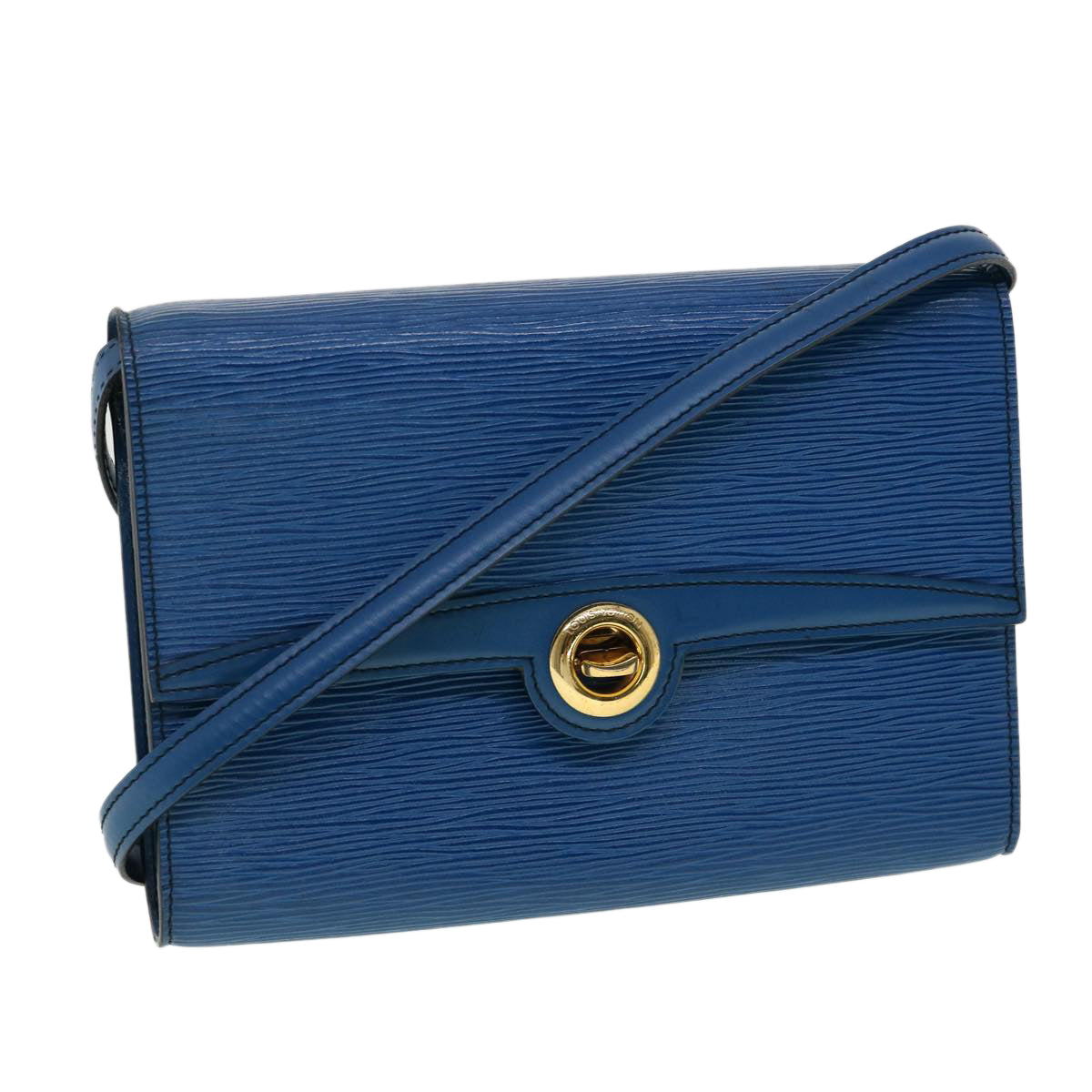LOUIS VUITTON Epi Arsch Shoulder Bag 2Way clutch Blue M52575 LV 31721
