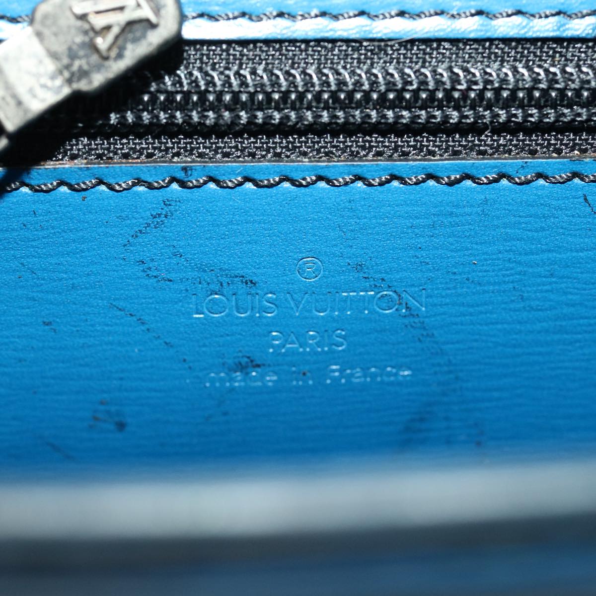 LOUIS VUITTON Epi Arsch Shoulder Bag 2Way clutch Blue M52575 LV 31721