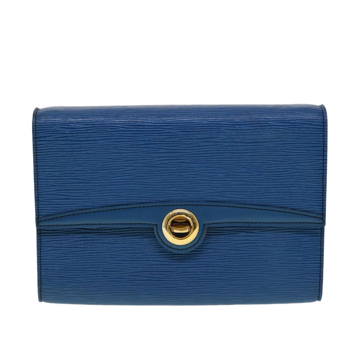 LOUIS VUITTON Epi Arsch Shoulder Bag 2Way clutch Blue M52575 LV 31721
