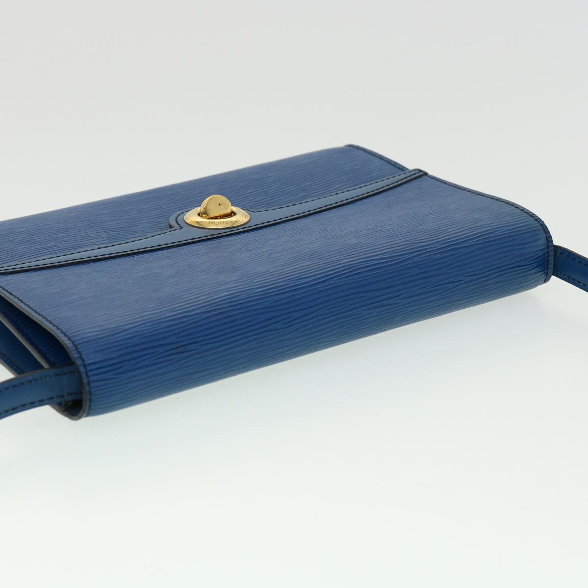 LOUIS VUITTON Epi Arsch Shoulder Bag 2Way clutch Blue M52575 LV 31721