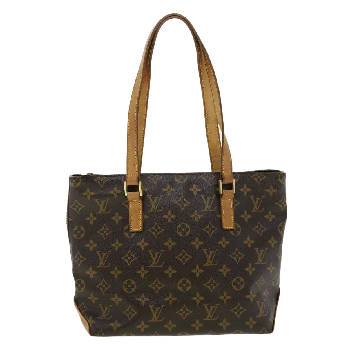 LOUIS VUITTON Monogram Cabas Piano Tote Bag M51148 LV 31722